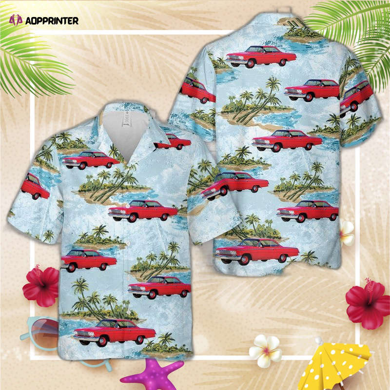 1962 Chevrolet Bubble Top Bel Air Hawaiian Shirt, Gift For Men Women