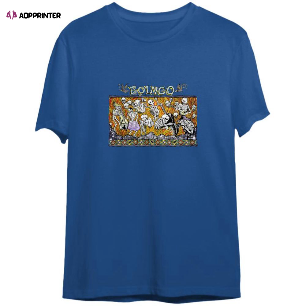 1993 Oingo Boingo Los Angeles Tour Concert T-Shirt For Men And Women