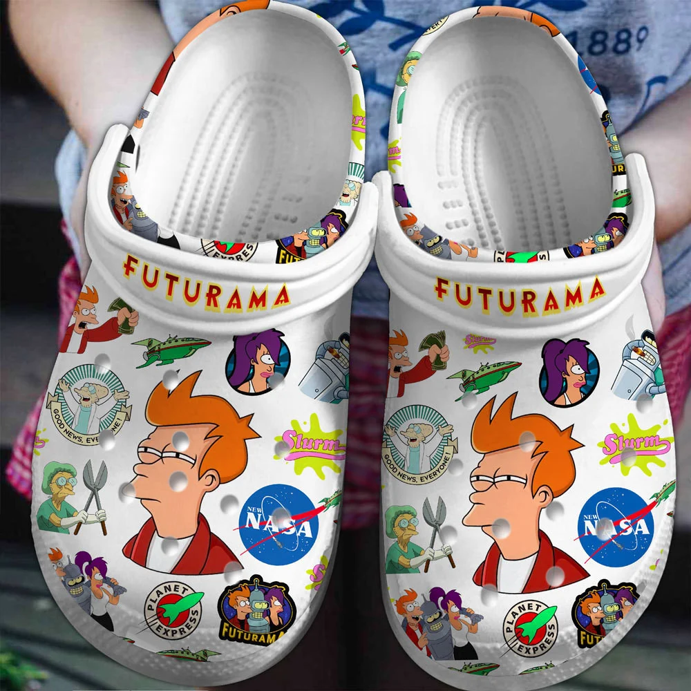 Futurama Cartoon Crocs Crocband Shoes Clogs Best Gift For Men Women And Kid