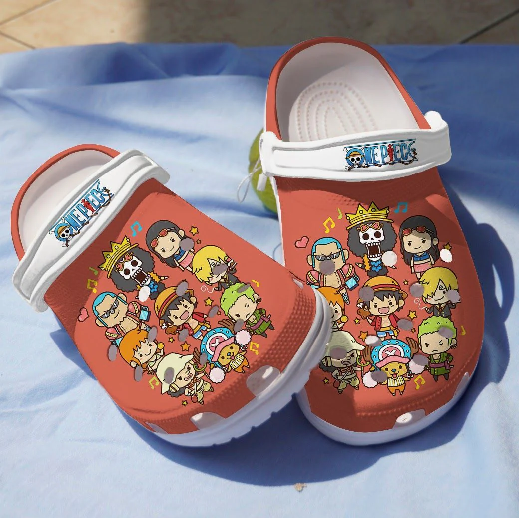 One Piece Anime Crocs Shoes Crocband Clogs Comfortable Best Gift For Men Women And Kid