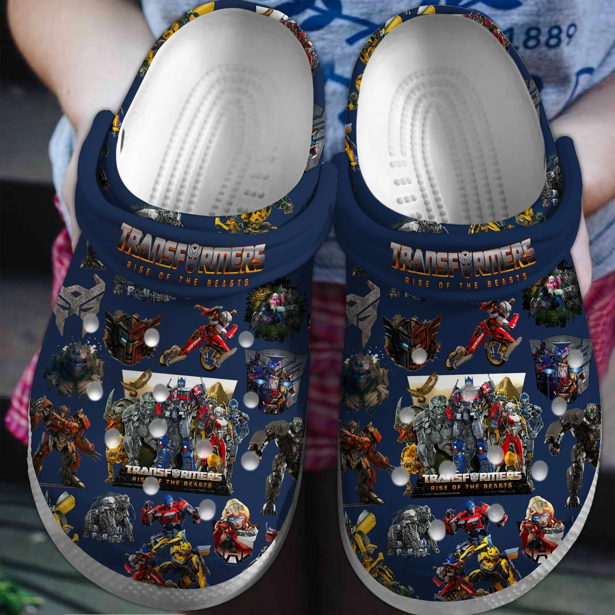 Transformers Rise Of The Beasts Movie Crocs Crocband Shoes Clogs Comfortable For Men Women