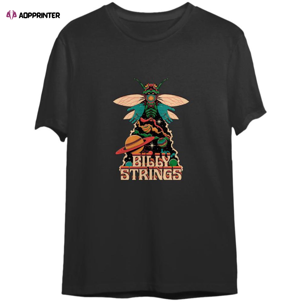 2023 Billy Strings Space Bug Shirt, Billy Strings Spring Tour Shirt For Men And Women