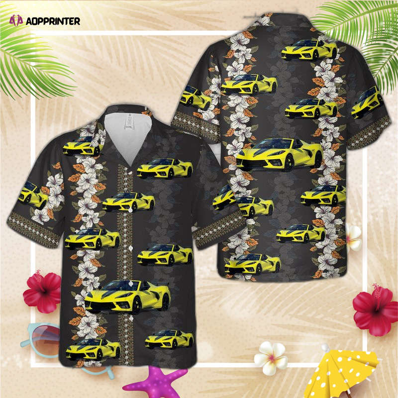 2023 Chevrolet Corvette IMSA GTLM C8.R Hawaiian Shirt, Gift For Men Women