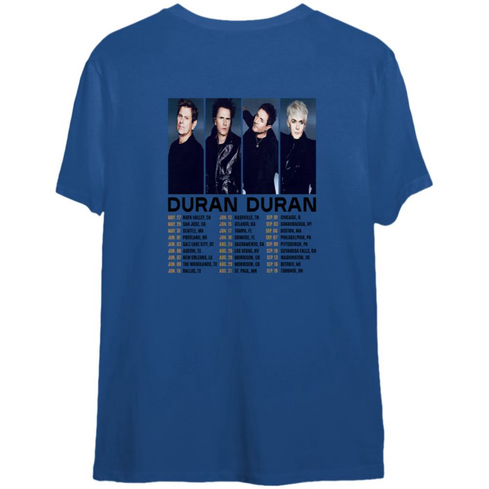 2023 Duran Duran North American Tour T-Shirt For Men And Women