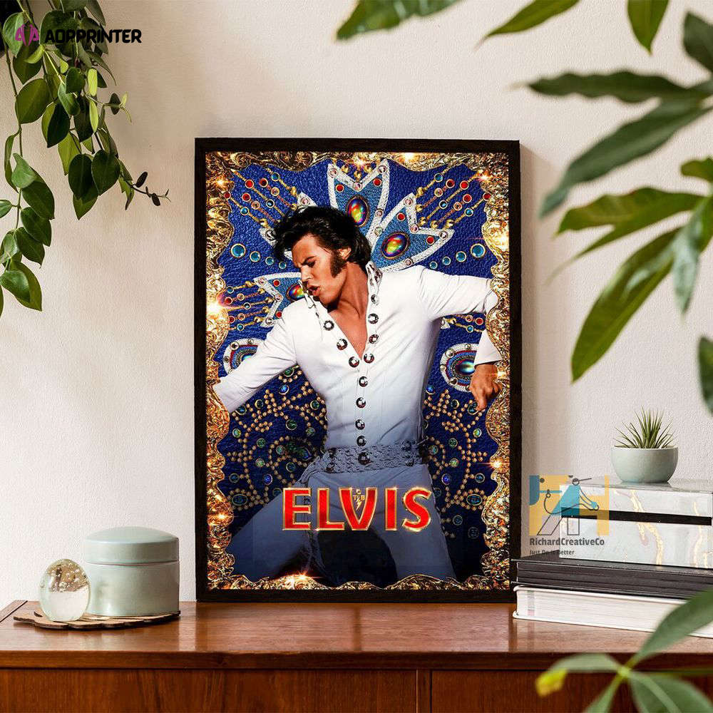 2023 Elvis Movie Poster, Elvis Presley Austin Butler Tom Parker Poster, Gift For Fans