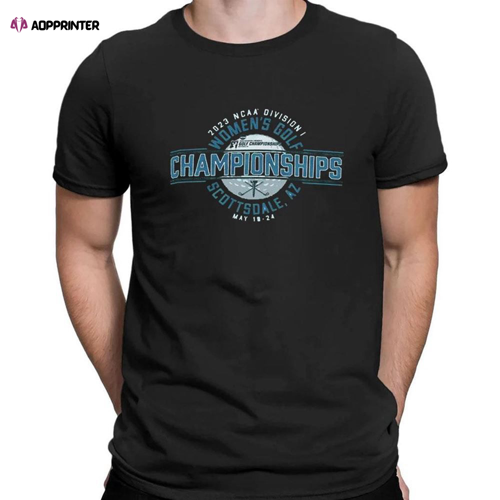 2023 Ncaa Division I Womens Golf Championship T-Shirt For Fans