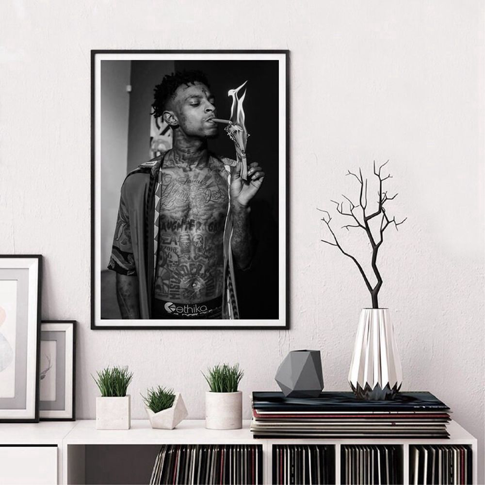 21 Savage Music Poster, Best Gift For Home Decoration