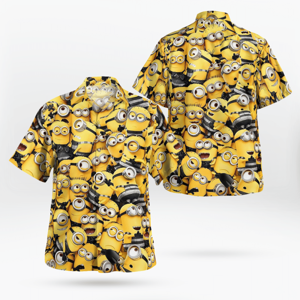 3D Minion Hawaiian Shirt, Gift For Men Women