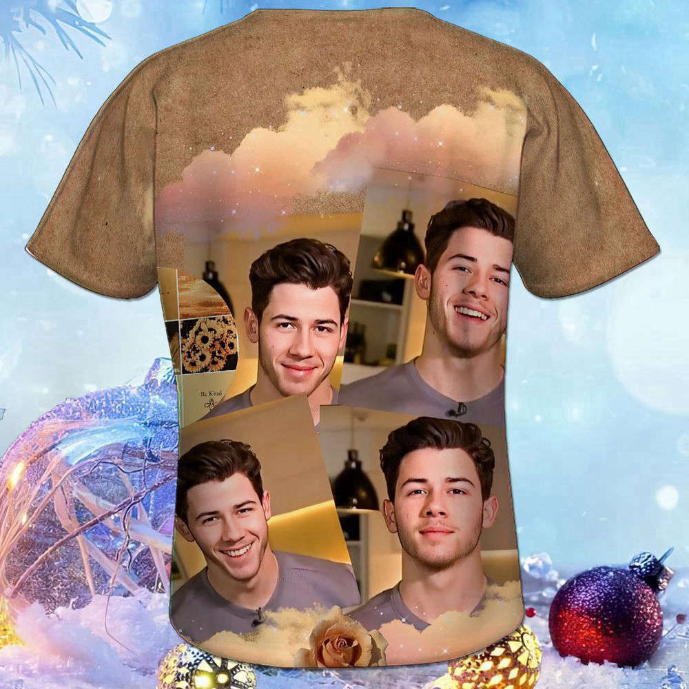 3D T-Shirt Printed Fashion Nick Men Singer 3D Shirt