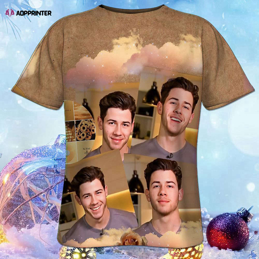 3D T-Shirt Printed Fashion Nick Men Singer 3D Shirt