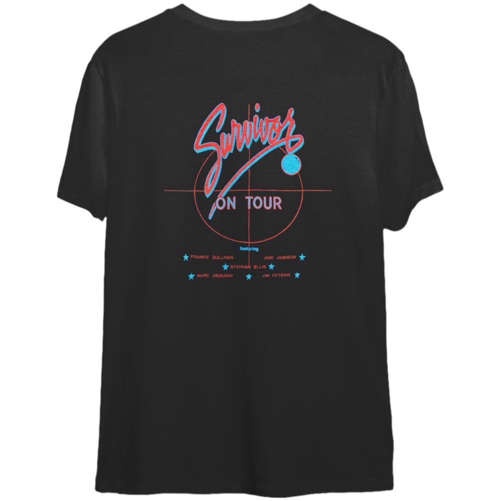 80s Survivor In Concert T-Shirt, Survivor On Tour T-Shirt For Men And Women