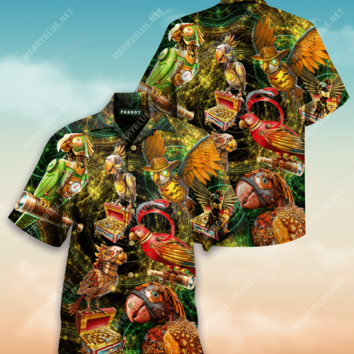 A Day Without Parrot Is Like A Day Without Sunshine Unisex Hawaiian Shirt, Gift For Men And Women