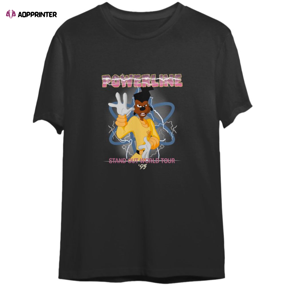 A Goofy Movie Powerline Stand Out World Tour 95 Shirt