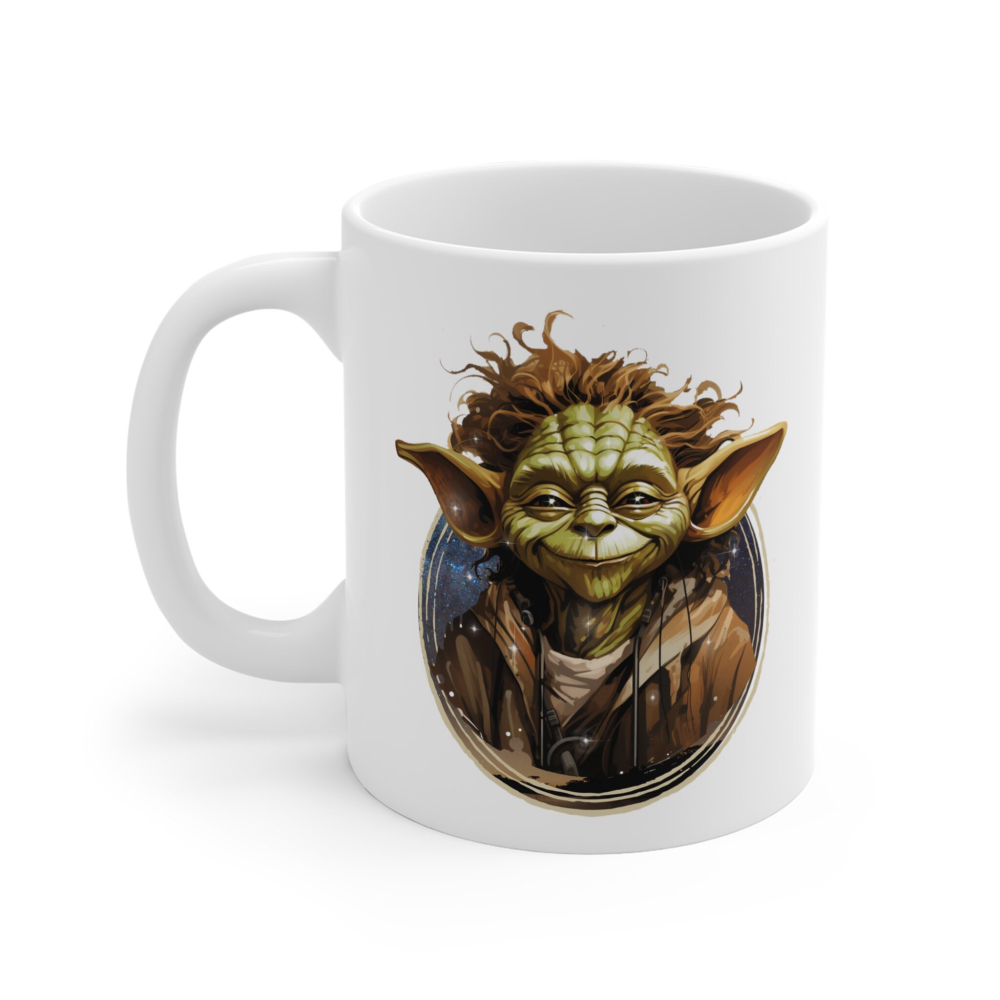 A Mischievous Twinkle, Happy Yoda Mug, Star Wars Gift, Yoda Gift