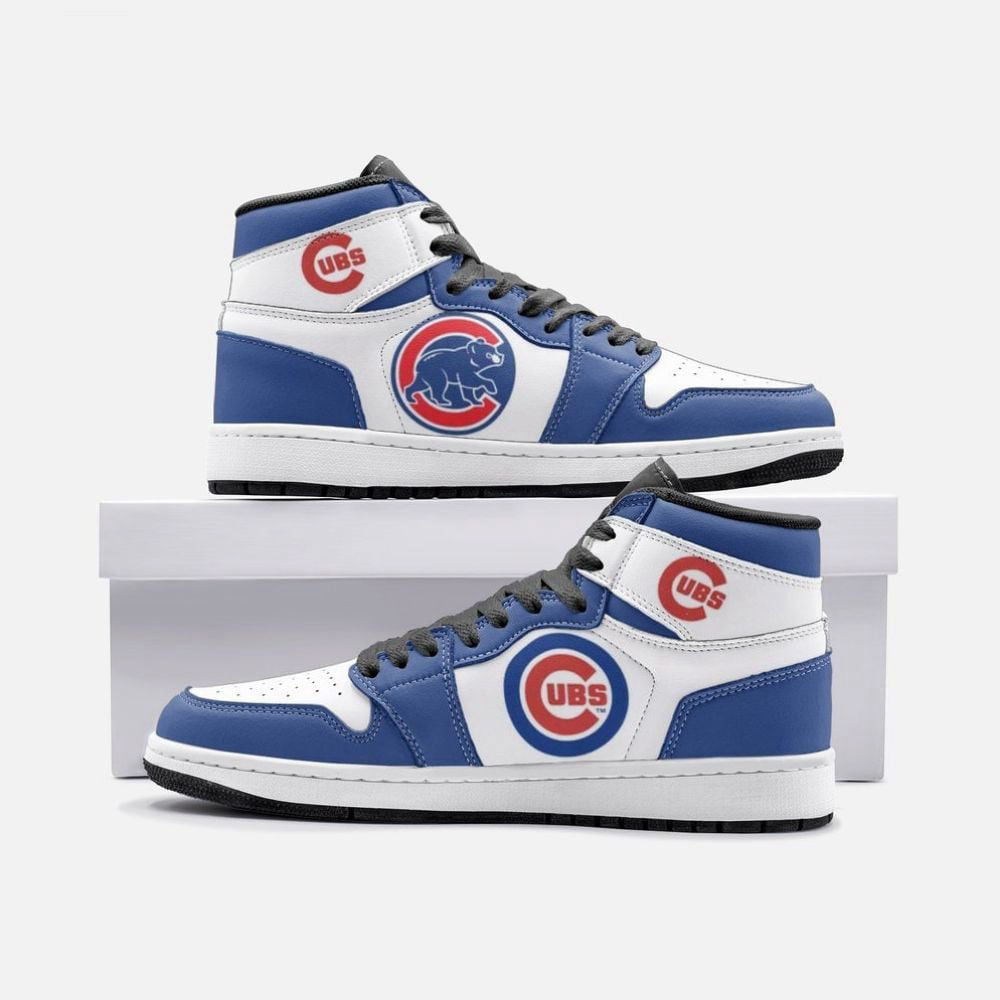 Air JD Hightop Shoes MLB Chicago Cubs Simple Style Air Jordan 1 High Sneakers For Men Women