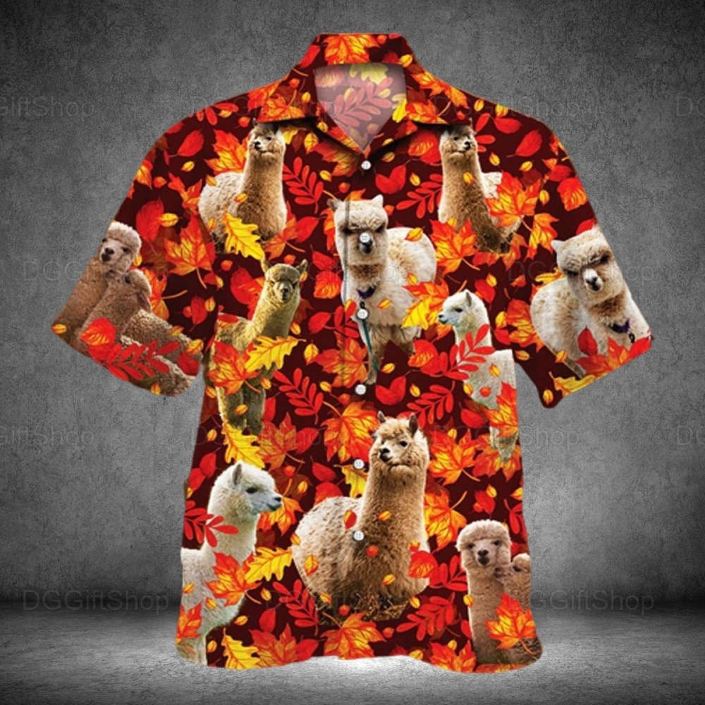 Alpaca Hawaiian Shirt, Gift For Men And Women