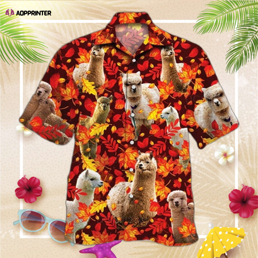 Alpaca Hawaiian Shirt, Gift For Men And Women