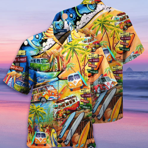 Amazing Happy As A Hippie Hawaiian Shirt, Gift For Men And Women