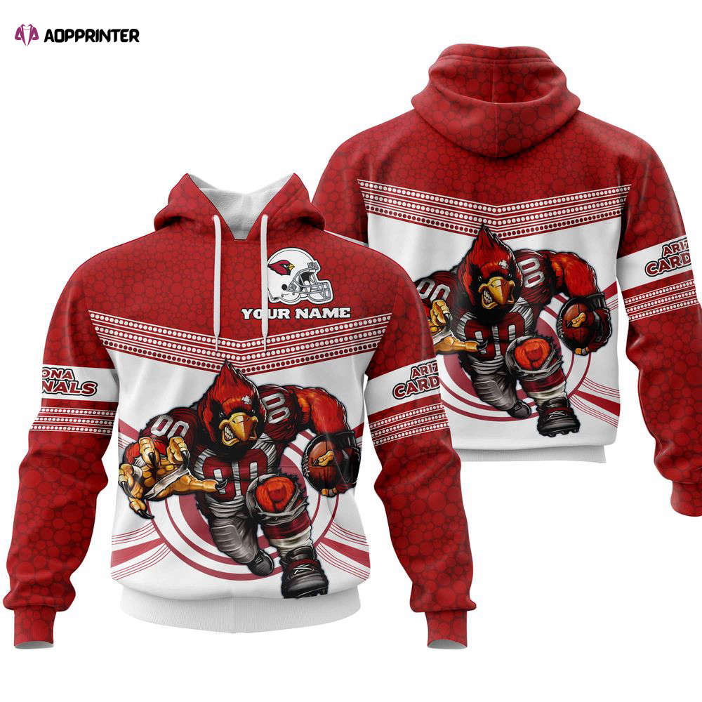 Arizona Cardinals Fathead Mascot Hoodie  Personalized For Men Women