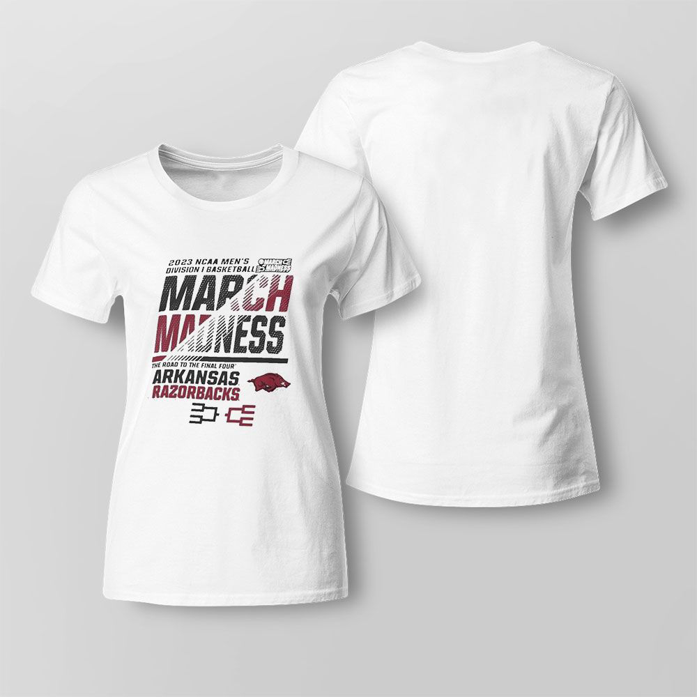 Arkansas Mens Basketball 2023 Ncaa March Madness The Road To Final Four T-shirt For Fans