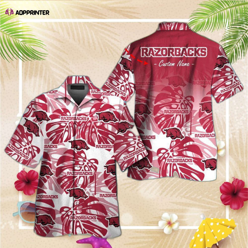 Arkansas Razorbacks NCAA2 Flower Hawaii Shirt And Tshirt For Fans