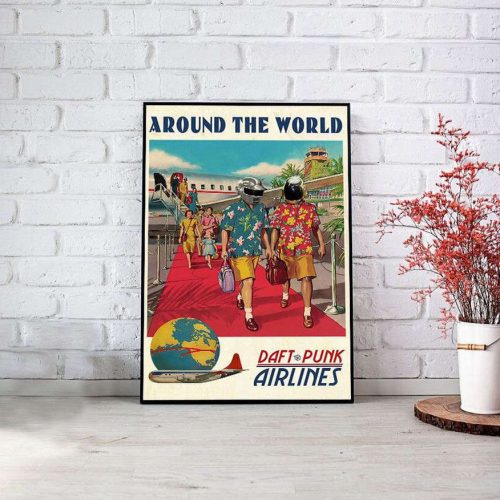 Around the World Daft Punk – Album Poster, Best Gift For Home Decoration
