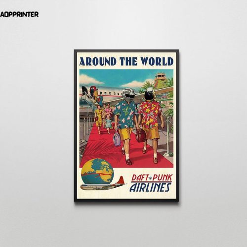 Around the World Daft Punk – Album Poster, Best Gift For Home Decoration