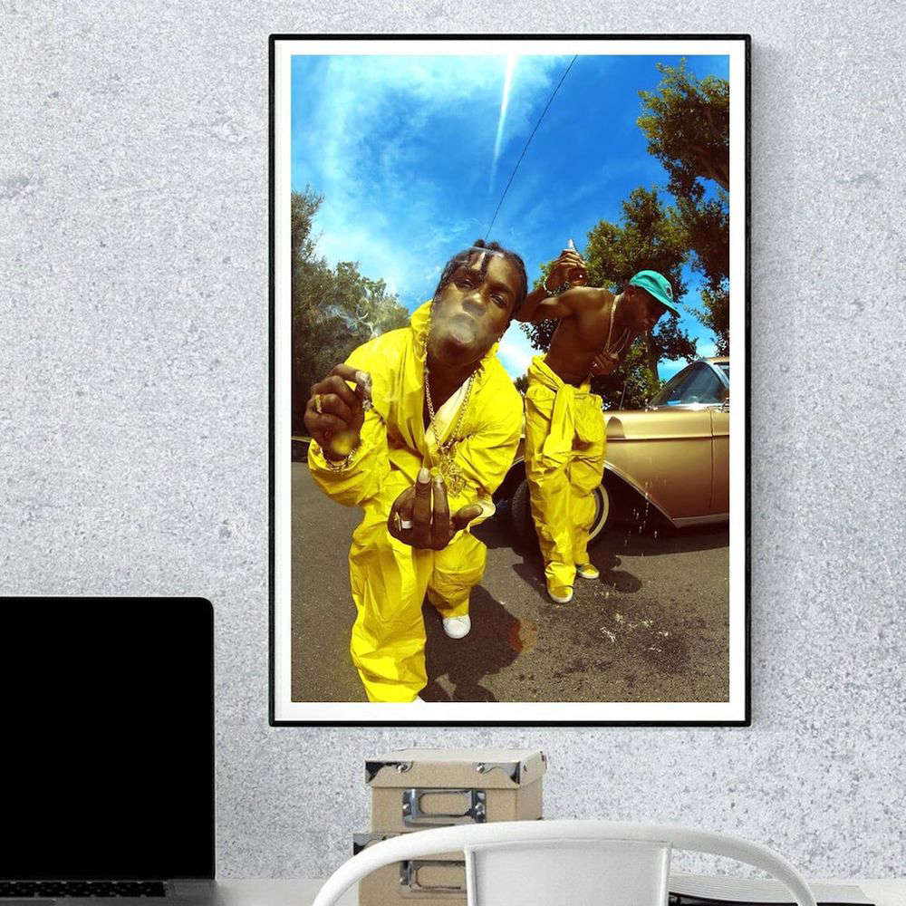 ASAP Rocky And Tyler the Creator Music Poster, Best Gift For Home Decoration