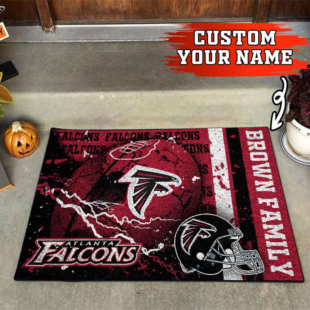 Atlanta Falcons Personalized Doormat, Gift For Home Decor