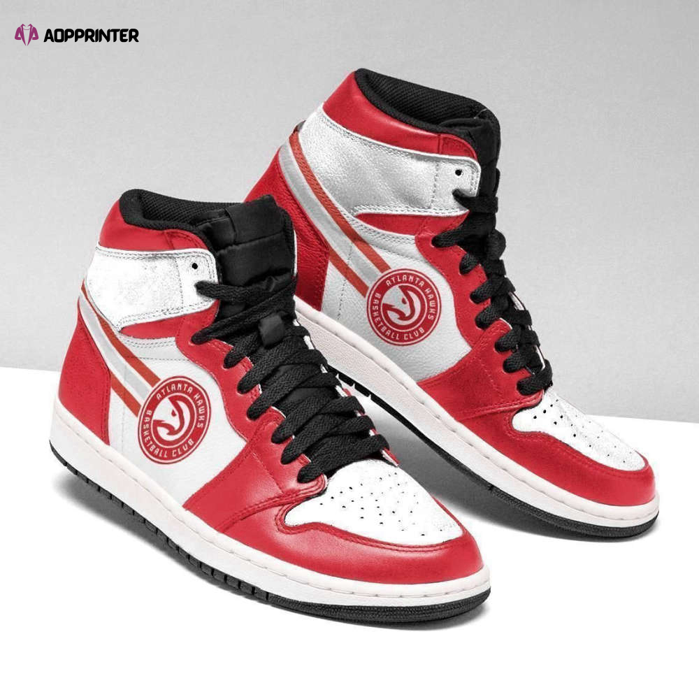Atlanta Hawks Nba Air Jordan Sneakers Team Custom Design Shoes Sport Eachstep For Men Women