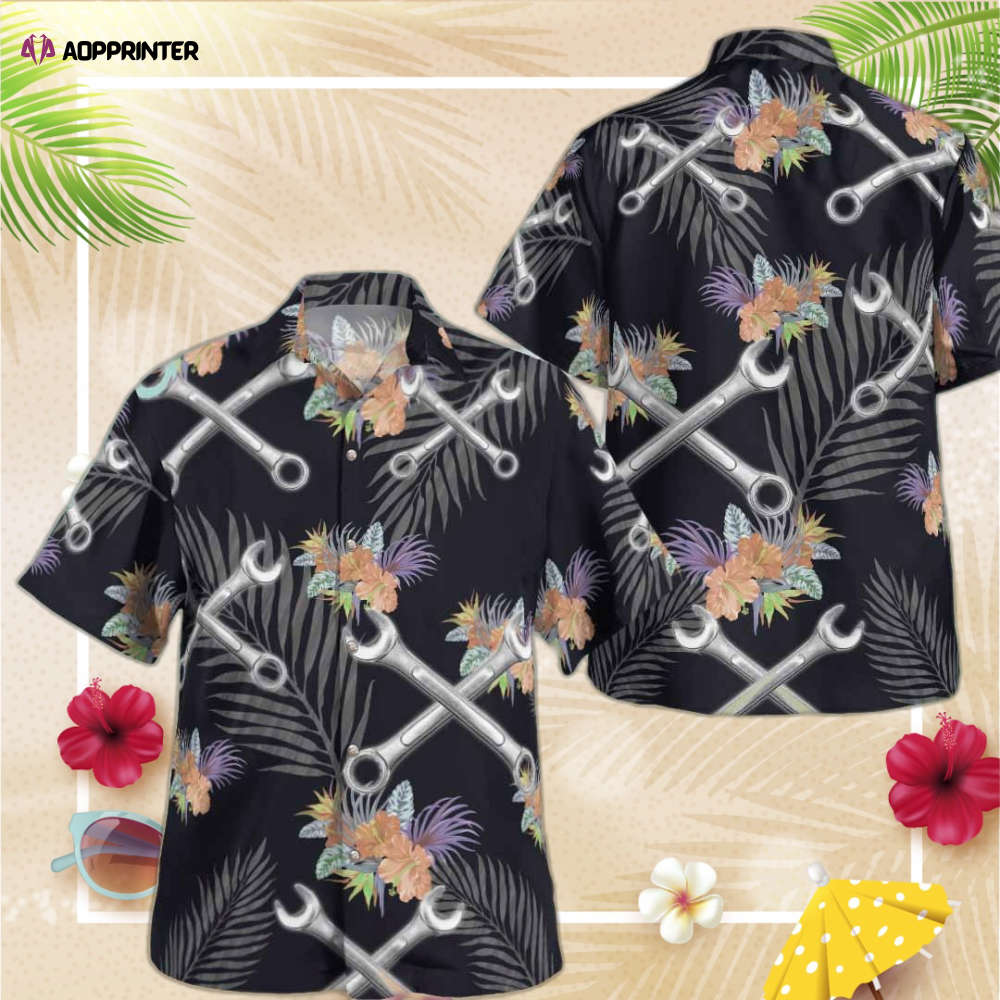 Awesome Mechnaic  AOP Hawaii Shirt, Gift For Men Women