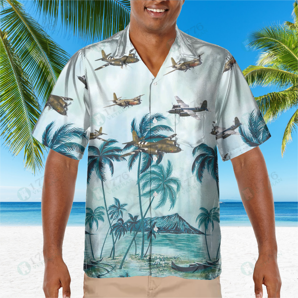 B 26 Marauder Pocket Hawaiian Shirt, Gift For Men Women, Gift For Men Women