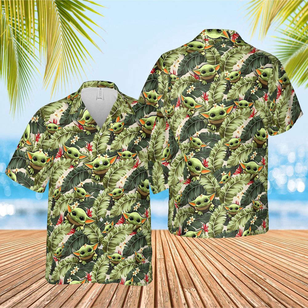 Baby Yoda Hawaiian Shirt, Gift For Men And Women