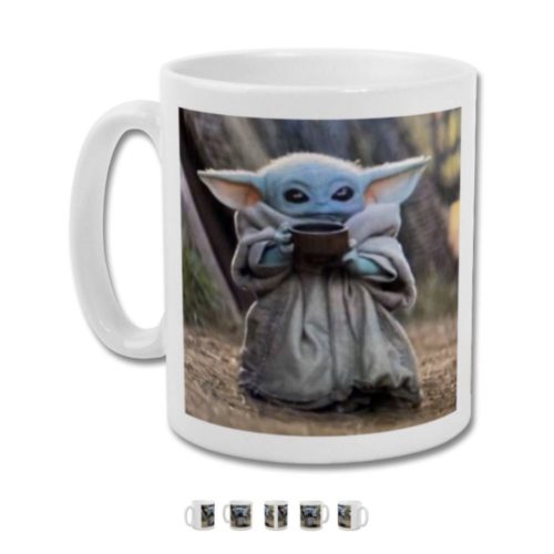 BABY YODA The Child with Soup Sippy Cup Coffee Mug Tea Cup