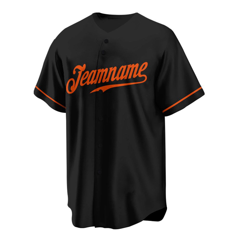 Baltimore Black Orange Baseball Jersey Customized Name And Number, For Men Women