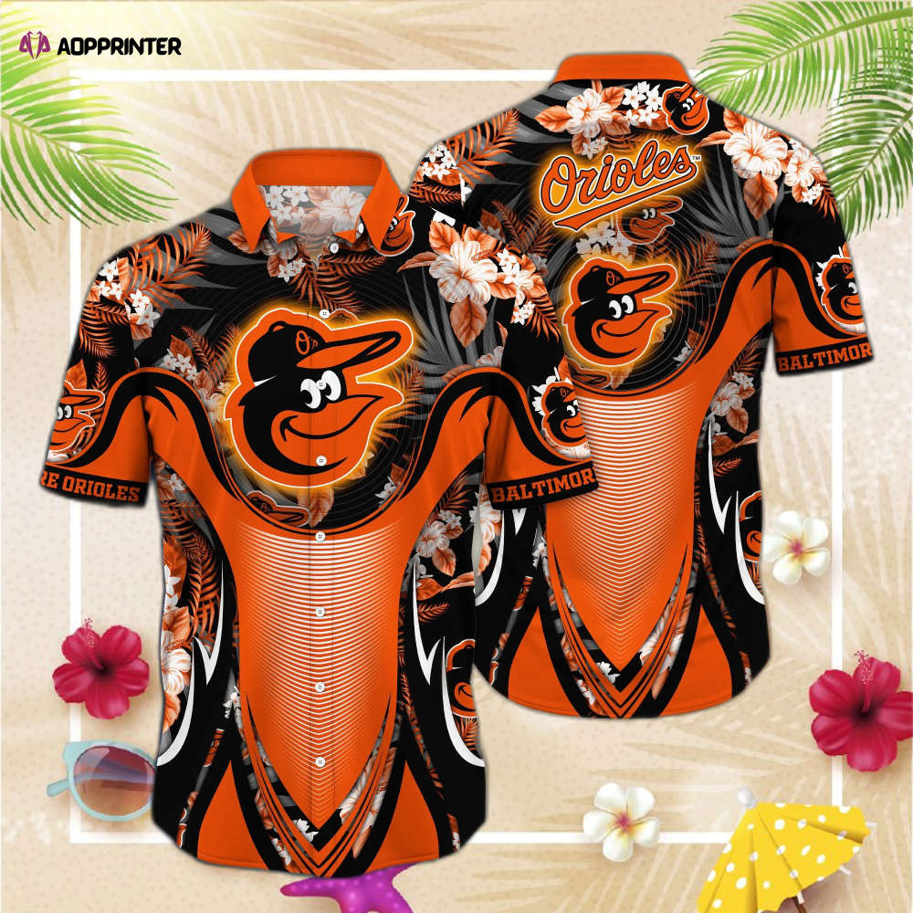 Baltimore Orioles MLB Flower Hawaii Shirt And Tshirt For Fans, Summer Football Shirts