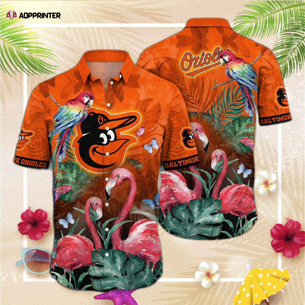 Baltimore Orioles MLB Flower Hawaii Shirt And Tshirt For Fans, Summer Football Shirts NA49222