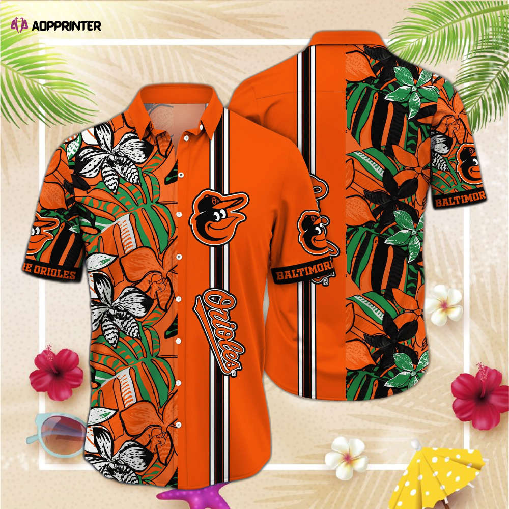 Baltimore Orioles MLB Flower Hawaii Shirt And Tshirt For Fans, Summer Football Shirts