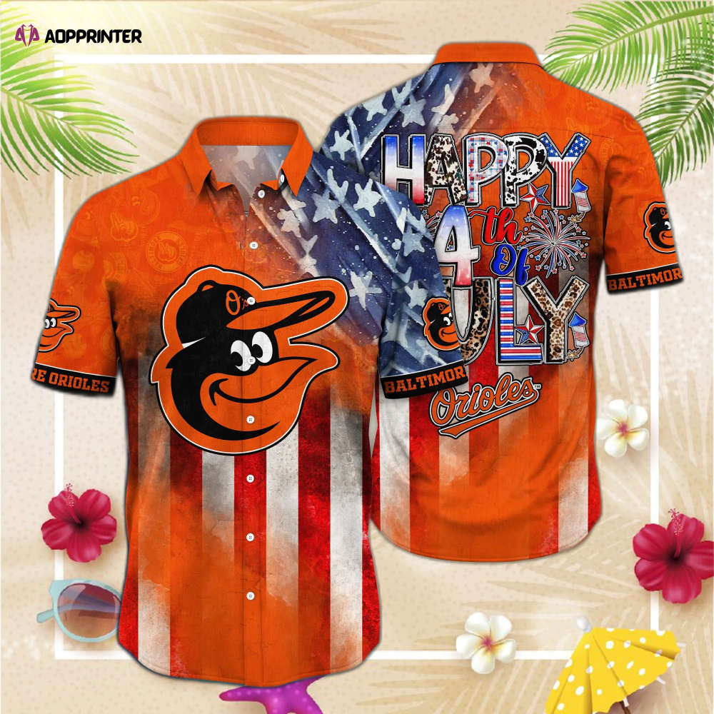 Baltimore Orioles MLB Hawaii Shirt Independence Day, Summer Shirts