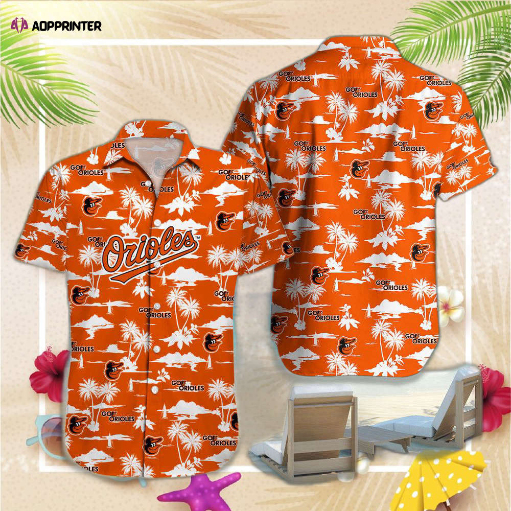 Baltimore Orioles MLB-Hawaiian Shirt  For Men And Women