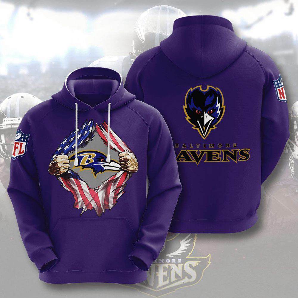 Baltimore Ravens 3D   Hoodie, Best Gift For Men And Women