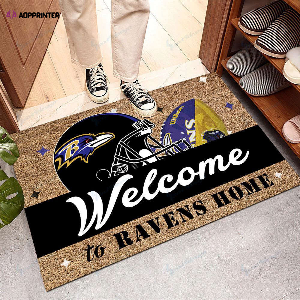 Baltimore Ravens Doormat, Gift For Home Decor