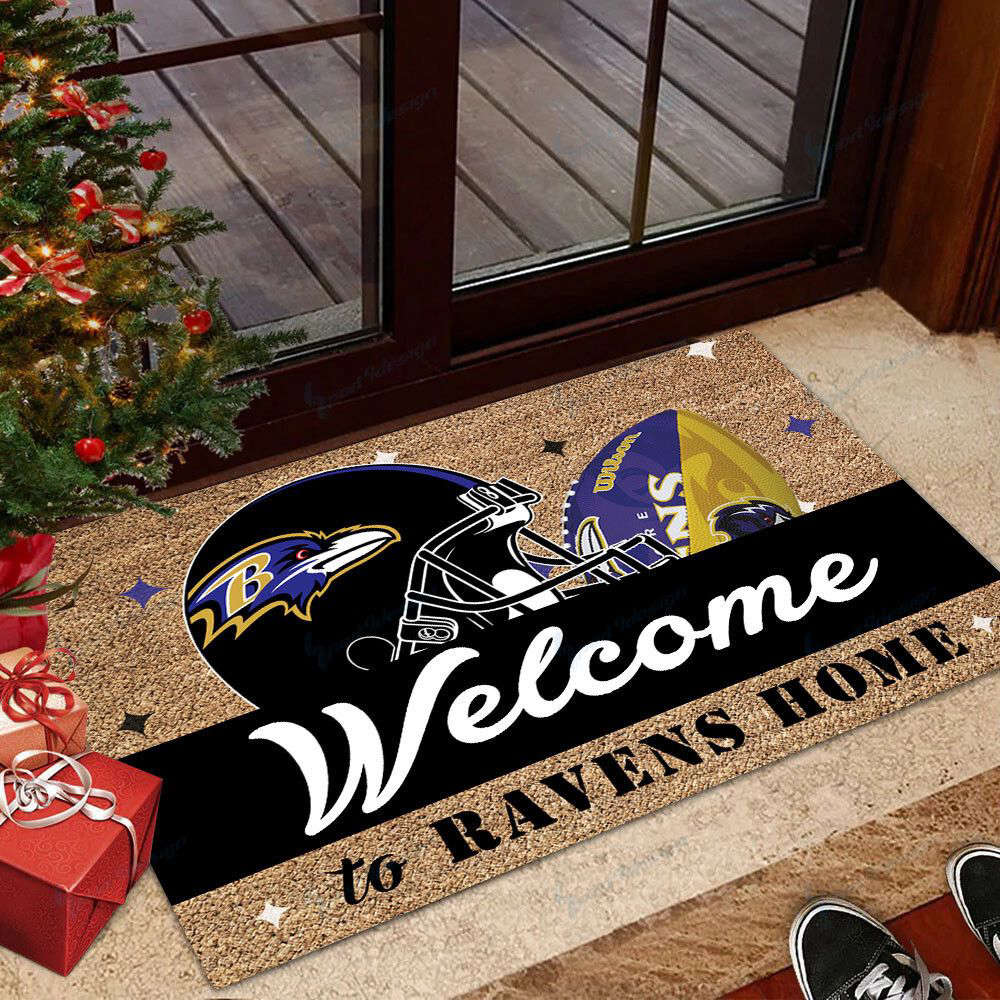 Baltimore Ravens Doormat, Gift For Home Decor