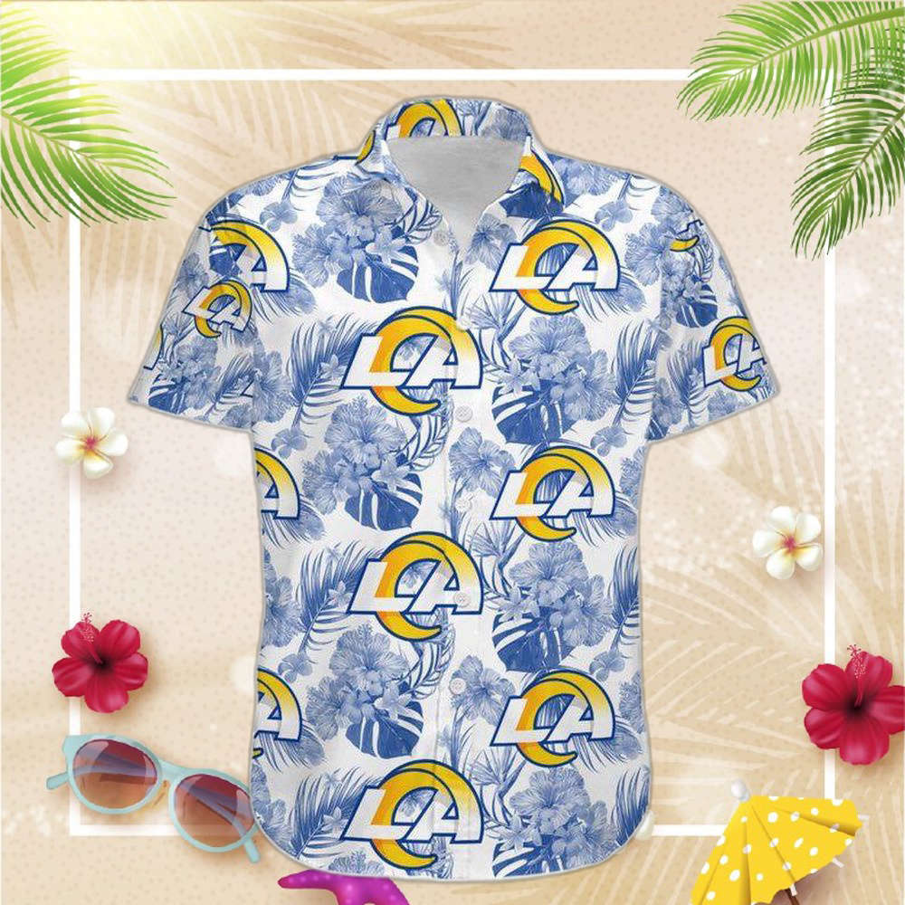 Best Los Angeles Rams Hawaiian Shirt Gift For Fans