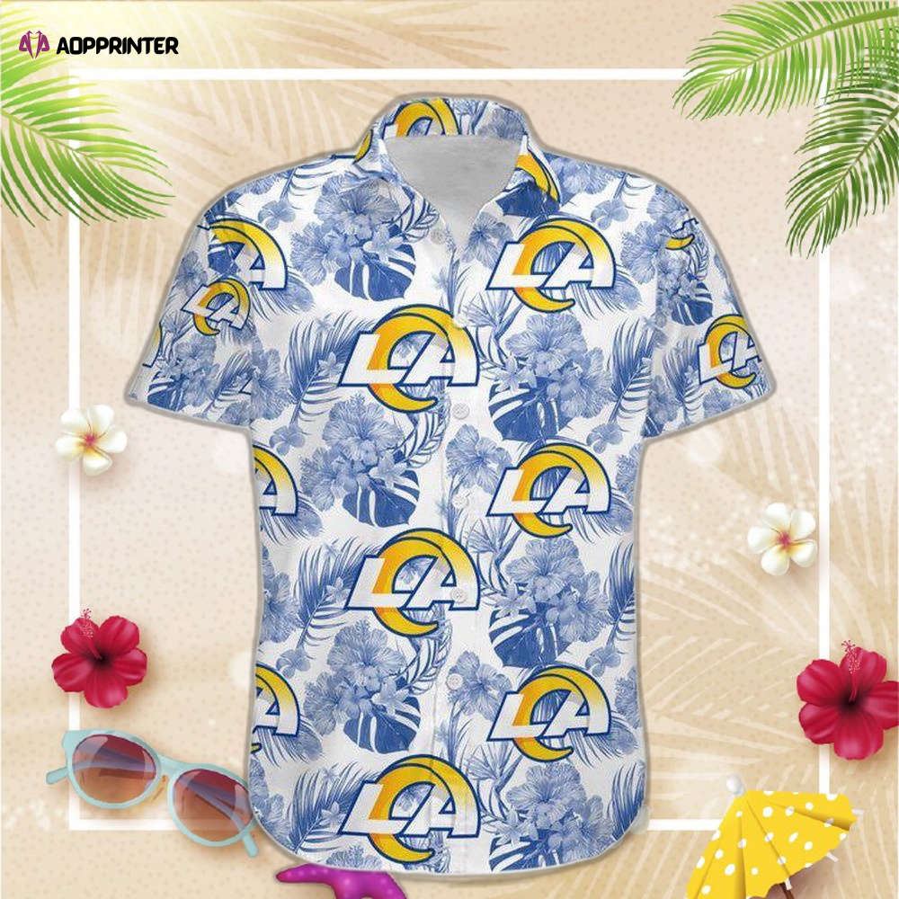 Best Los Angeles Rams Hawaiian Shirt Gift For Fans