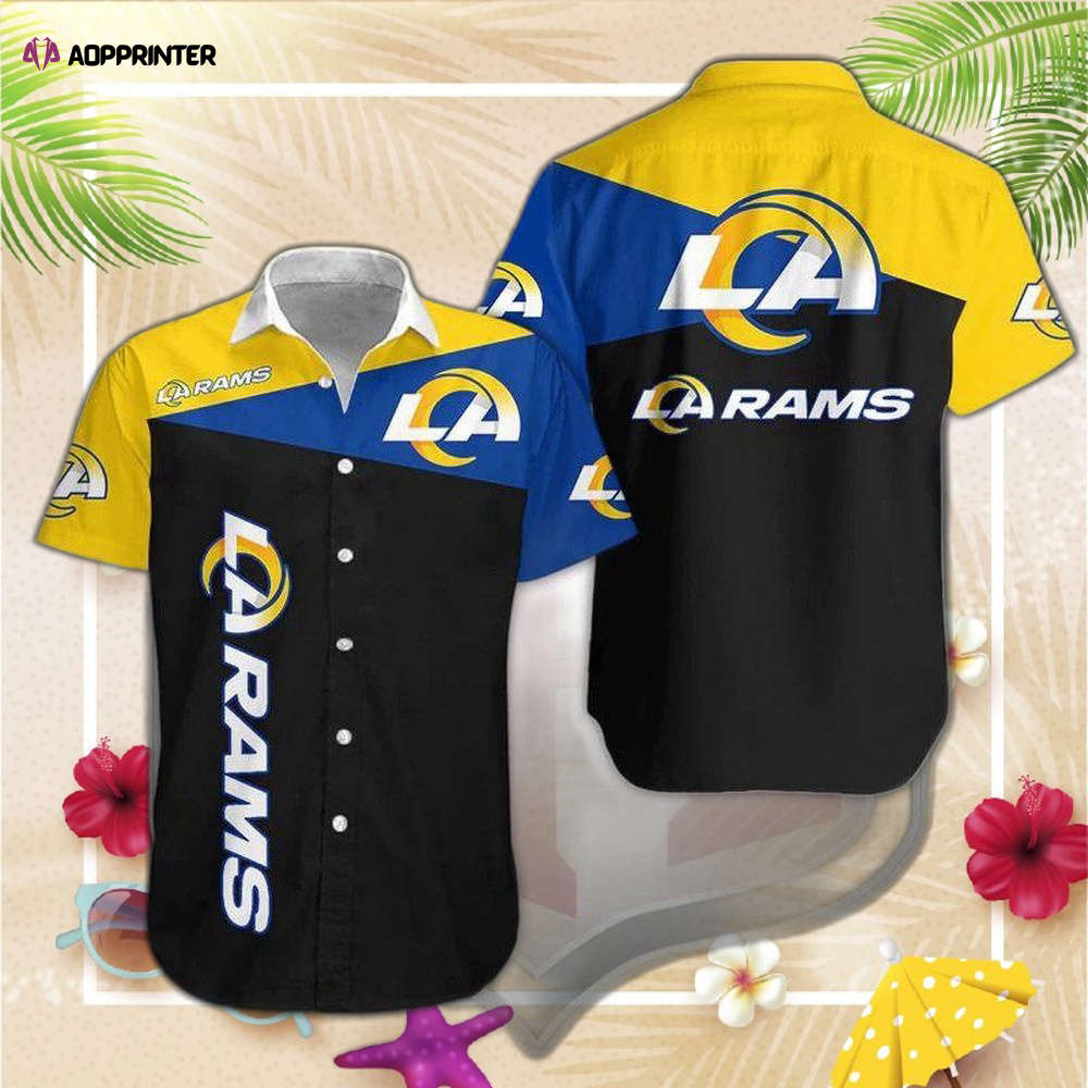 Best Los Angeles Rams Hawaiian Shirt Gift For Fans