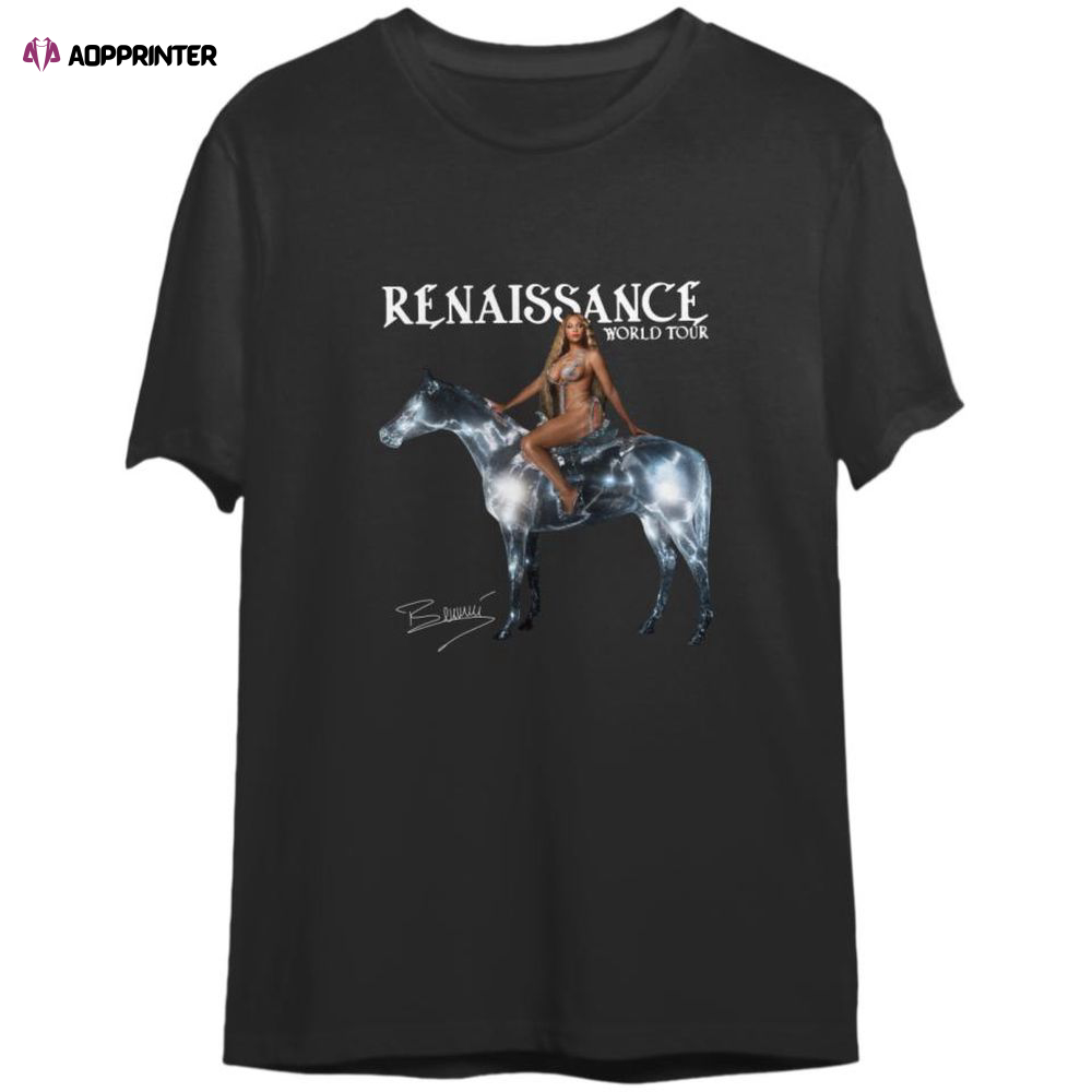 Beyonce Renaissance Tour 2023 T-Shirt, , Beyonce Tour2023 Two Sided T-Shirt, For Men And Women
