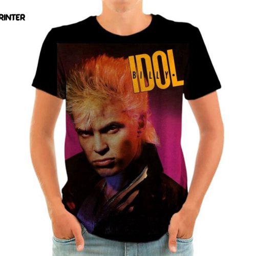Billy Idol  Music 3D Tshirt