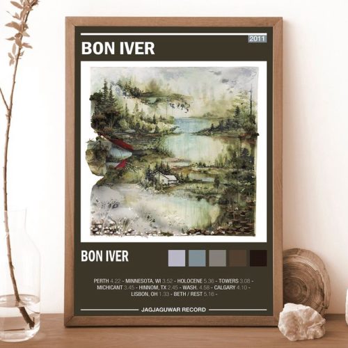 Bon Iver – Bon Iver – Album Poster – Gift For Home Decor