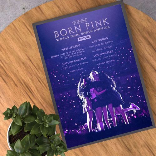 Born Pink World Tour North America Encore 2023 Poster – Gift For Home Decor